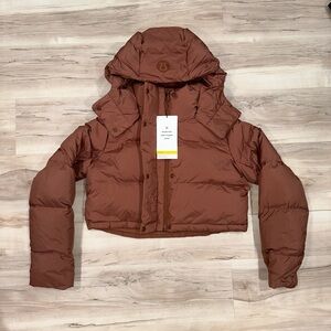 Lululemon wunder puff super cropped jacket